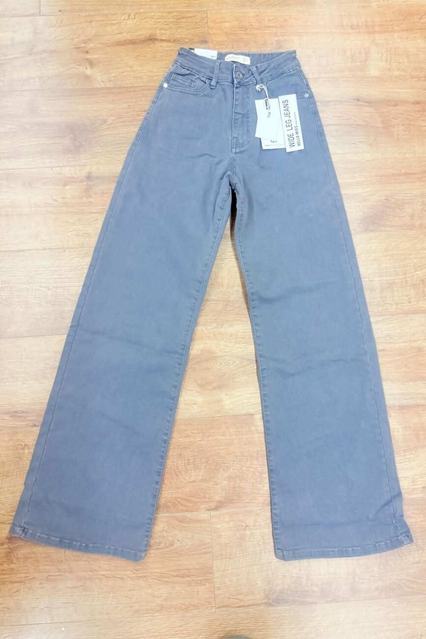 Slate Grey Super Stretch Dad Fit Jeans